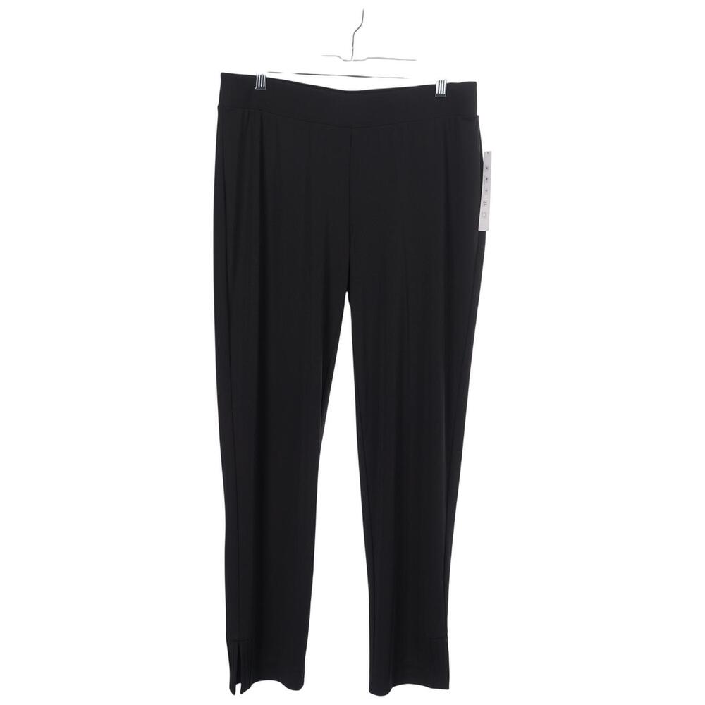 NWT Talbots Pants Size Plus X 0X? Black Pull On Knit Jersey Stretch Tapered Leg